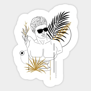 Hermes God of boundaries, roads and travelers, thieves, athletes, shepherds, commerce, speed, cunning, wit and sleep Psychopomp and divine messenger Sticker